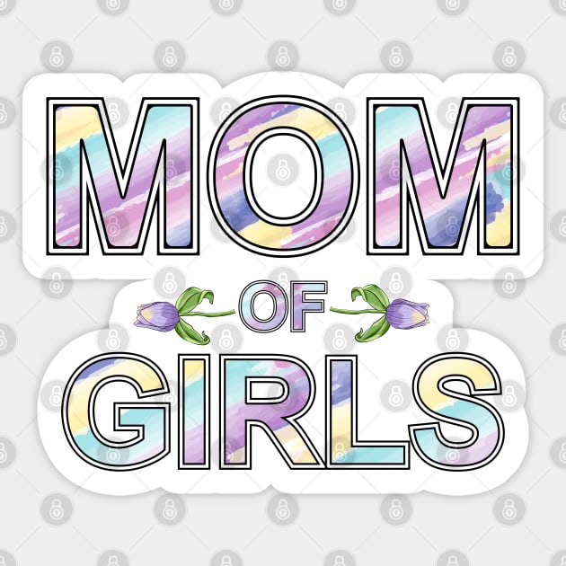 Mom Of Girls Sticker by Designoholic